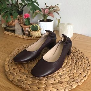 Everlane Day Heel Plum size 6.5